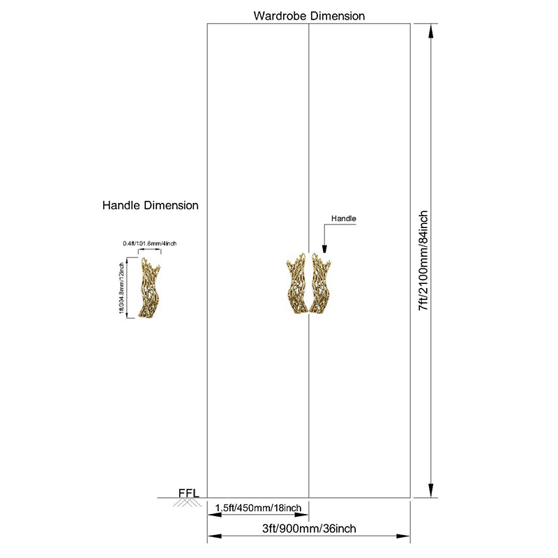 Bee Hive Ruva Handmade Door Handle media 3