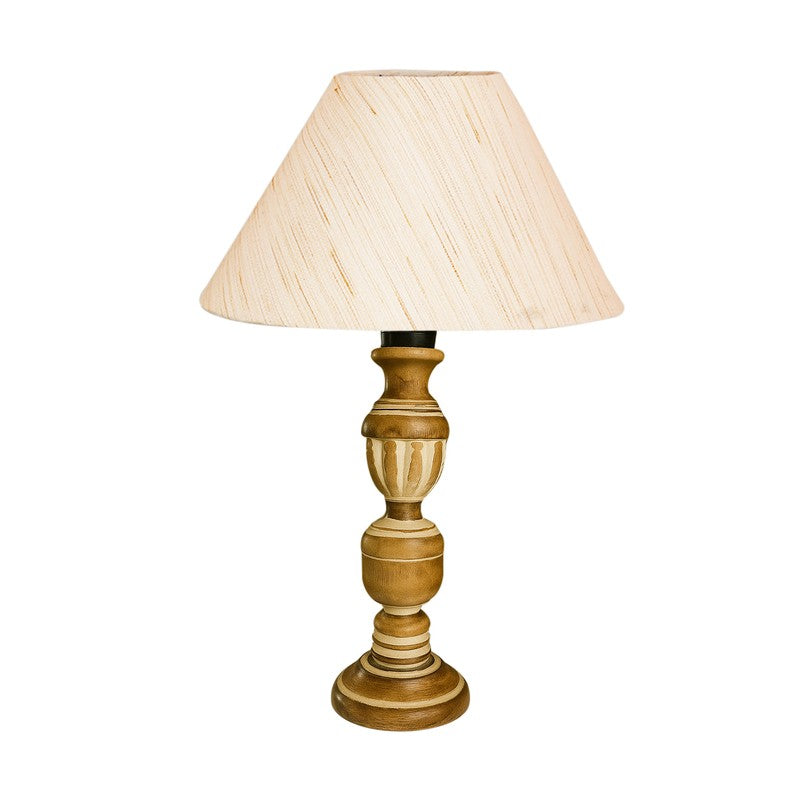 Zenrae Omi Wooden Table Lamp - White media 5
