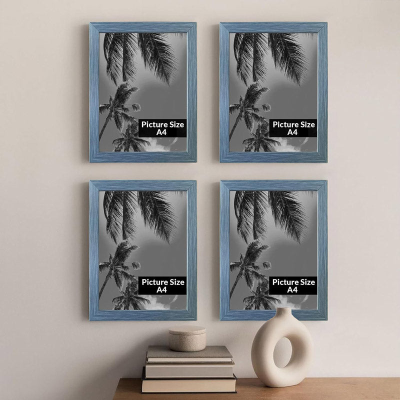 Blue Touch Photo Frame Photo Frame - Set Of Four