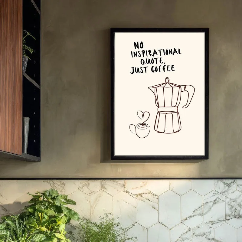 CoffeeInspo Archival Canvas Wall Art - Black media 3