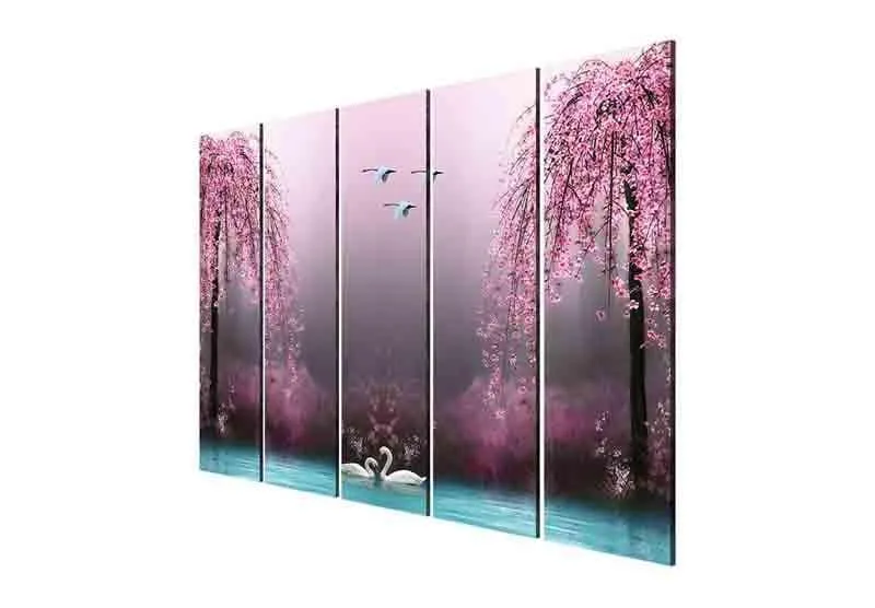Love Birds Wall Art - Five Piece Set media 4