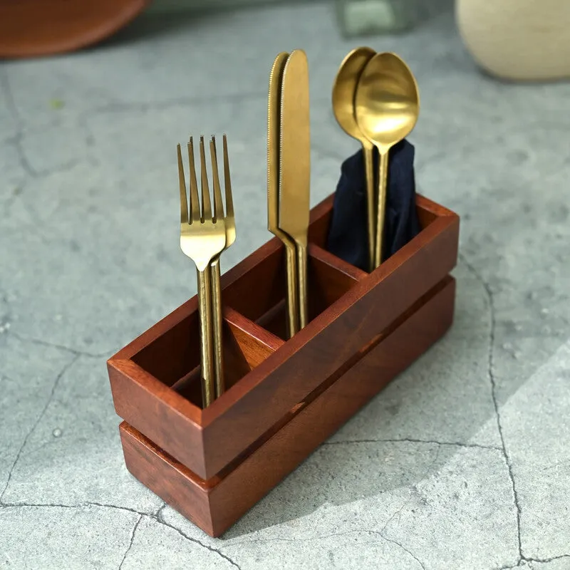 Zera Wooden Cutlery Holder media 6