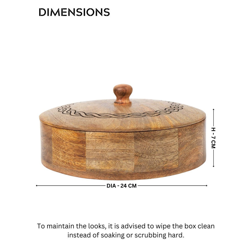 Lochi Wood Roti Box media 8