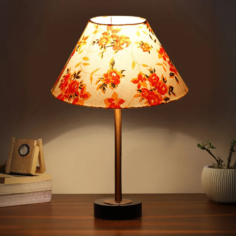 Fleur Conical Rodin Wooden Table Lamp media 1