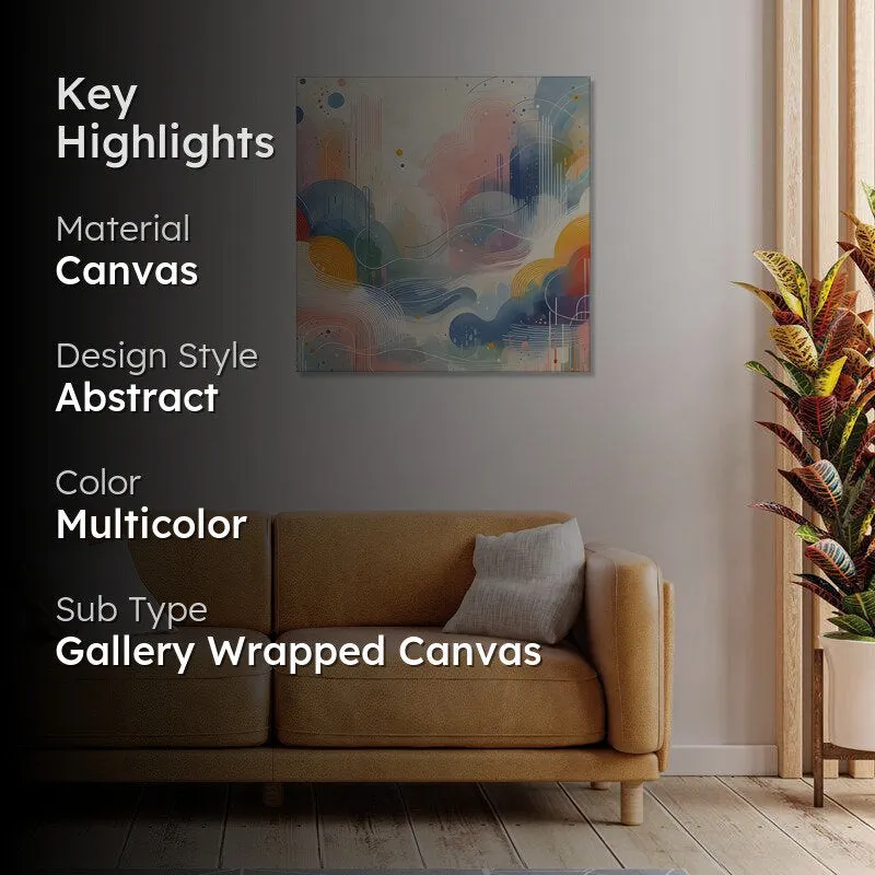 Cloud Chrome Canvas Wall Art media 2