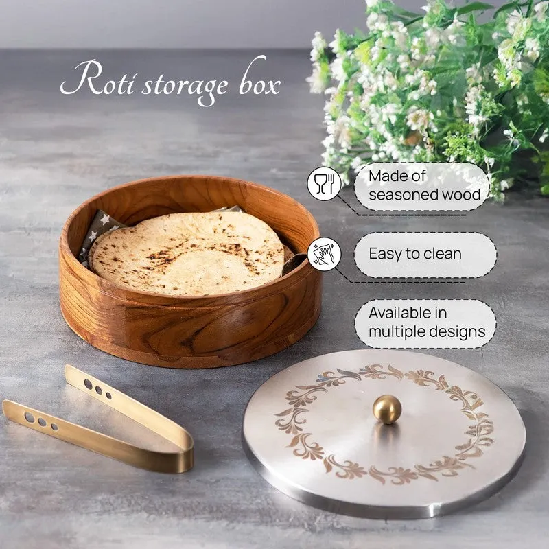 Acacia Roti Box - Silver media 4