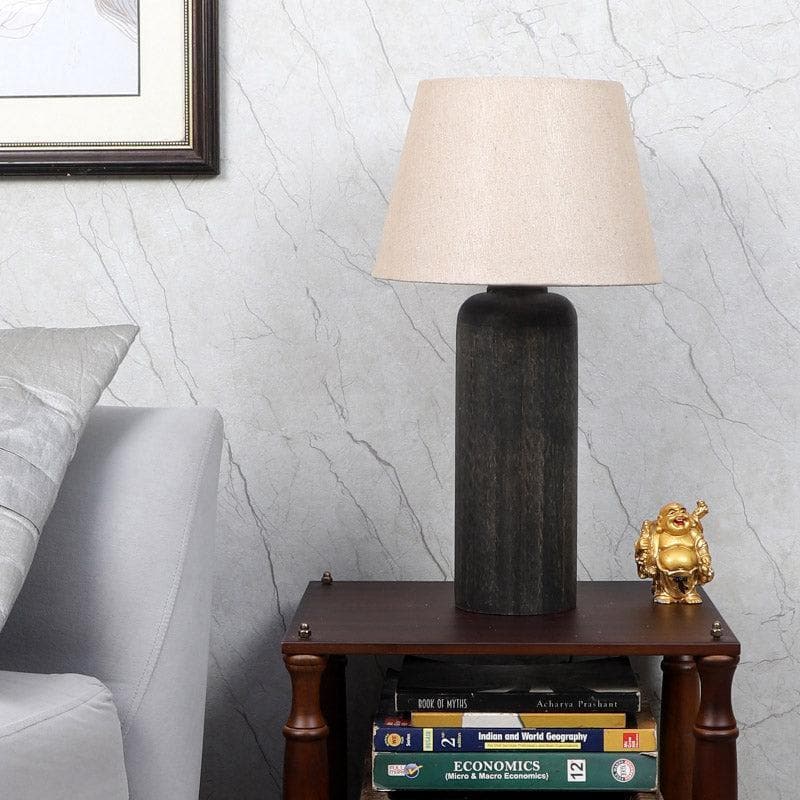 Mishuna Boon Fabric Table Lamp - Beige,Black media 3