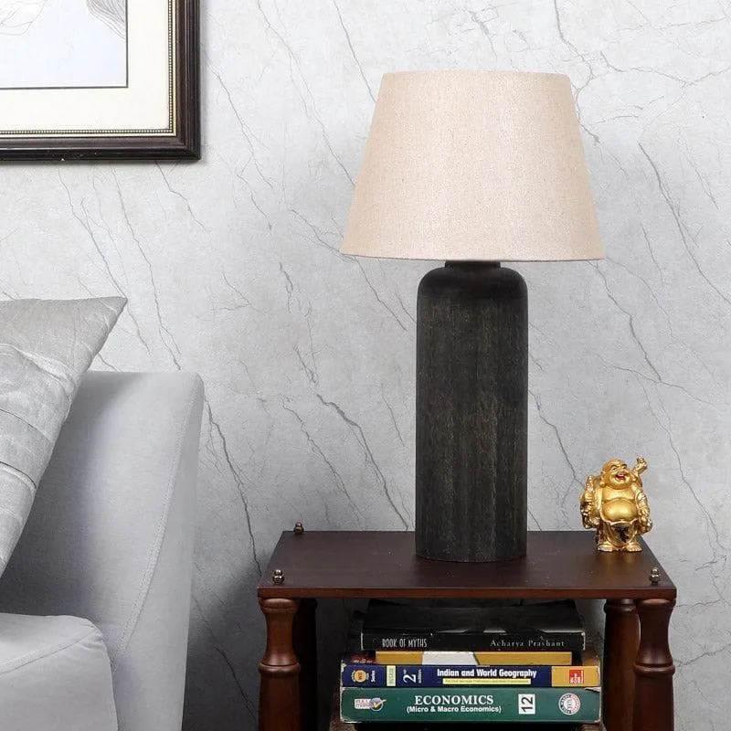 Mishuna Boon Fabric Table Lamp - Beige,Black media 3
