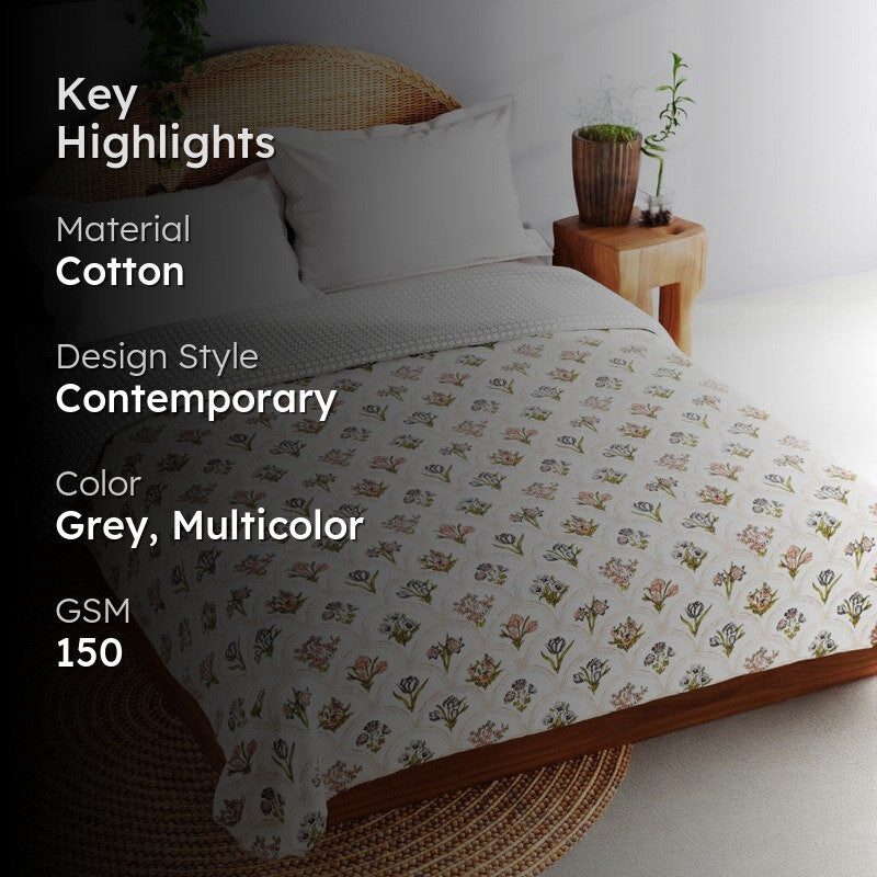 Aurenzo Cotton Dohar - Grey media 2