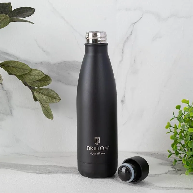 Aqua Zen Bliss Hot & Cold Thermos Water Bottle (Black) - 500 mL media 3