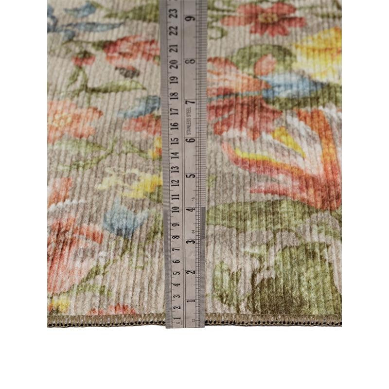 Sumaya Floral Polyester Carpet - Brown media 7