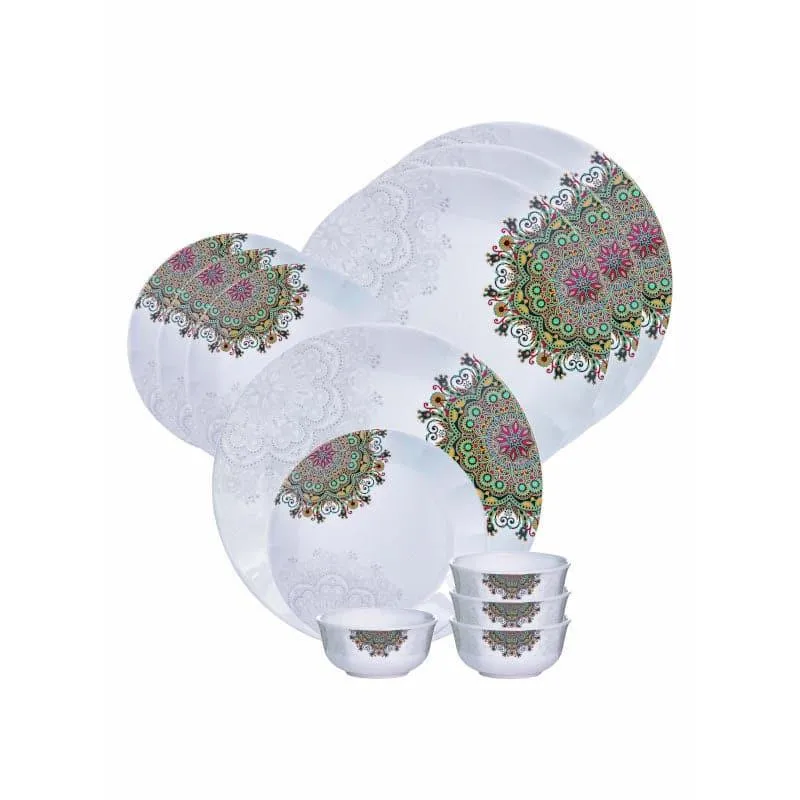 Servewell Jaren Melamine Dinner Set - Twelve Piece Set media 3
