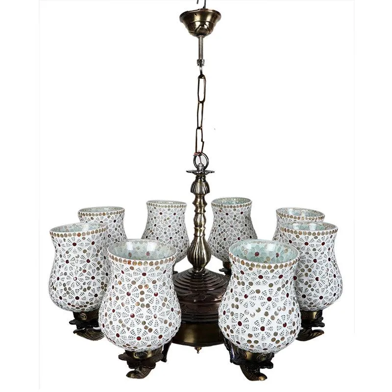 Dinara Vilona Mosaic Golden Antique Ceiling Lamp media 4