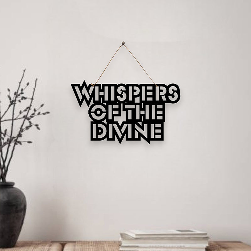 Whispers Of The Divine Mild Steel Wall Accent