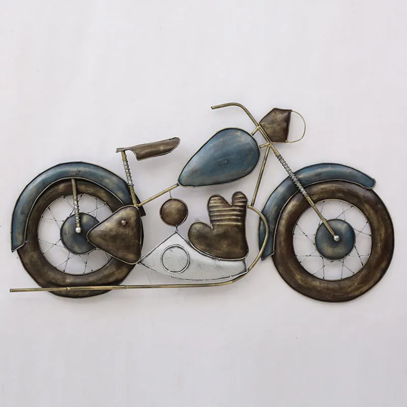 Antique Motorcycles Iron Wall Accent media 3