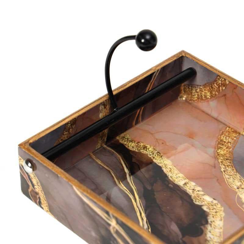Gold Sand Marble Napkin Holder media 4