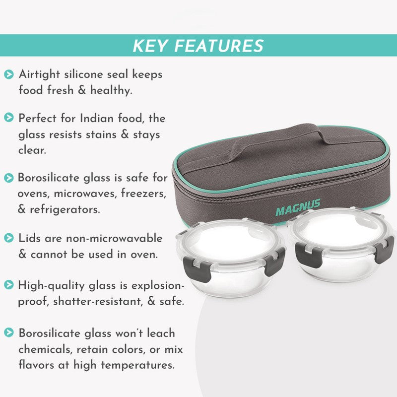 Lunaro Ease Lunch Box with Lunch Bag - Three Piece Set media 7