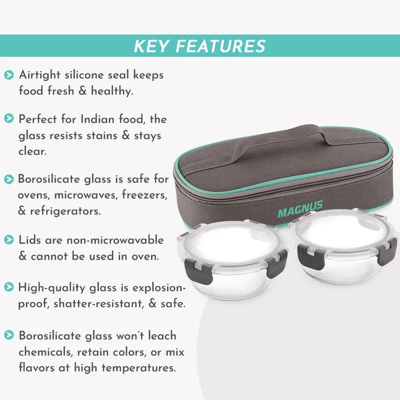 Lunaro Ease Lunch Box with Lunch Bag - Three Piece Set media 7