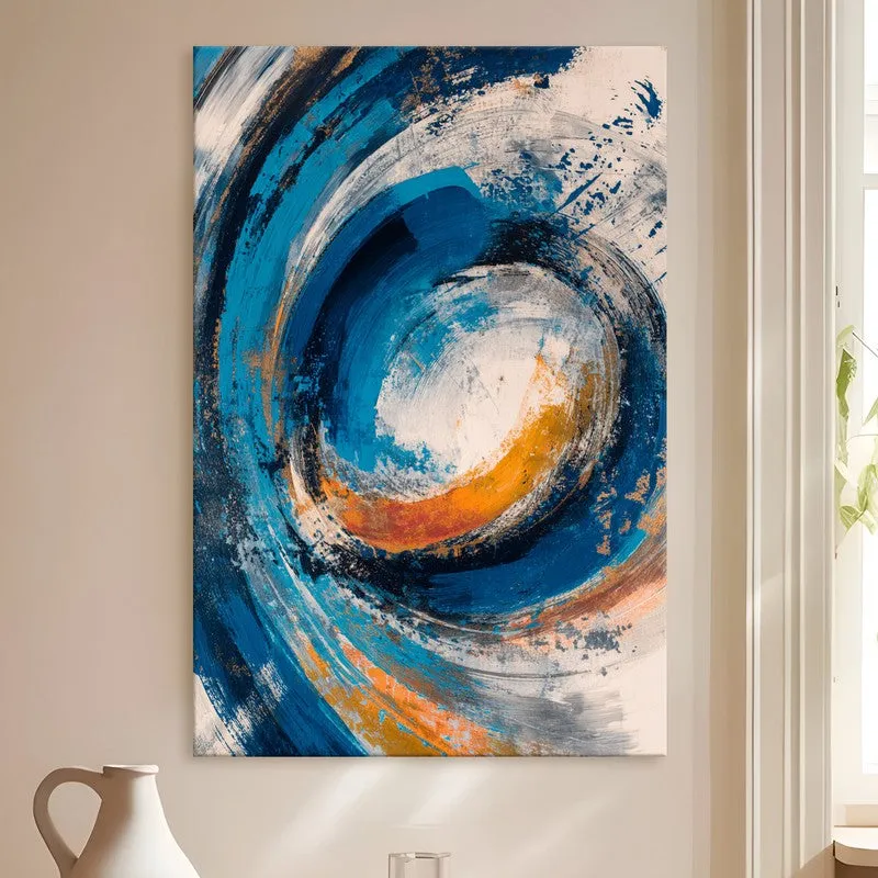 Rivora Abstract Wave Canvas Wall Art media 4