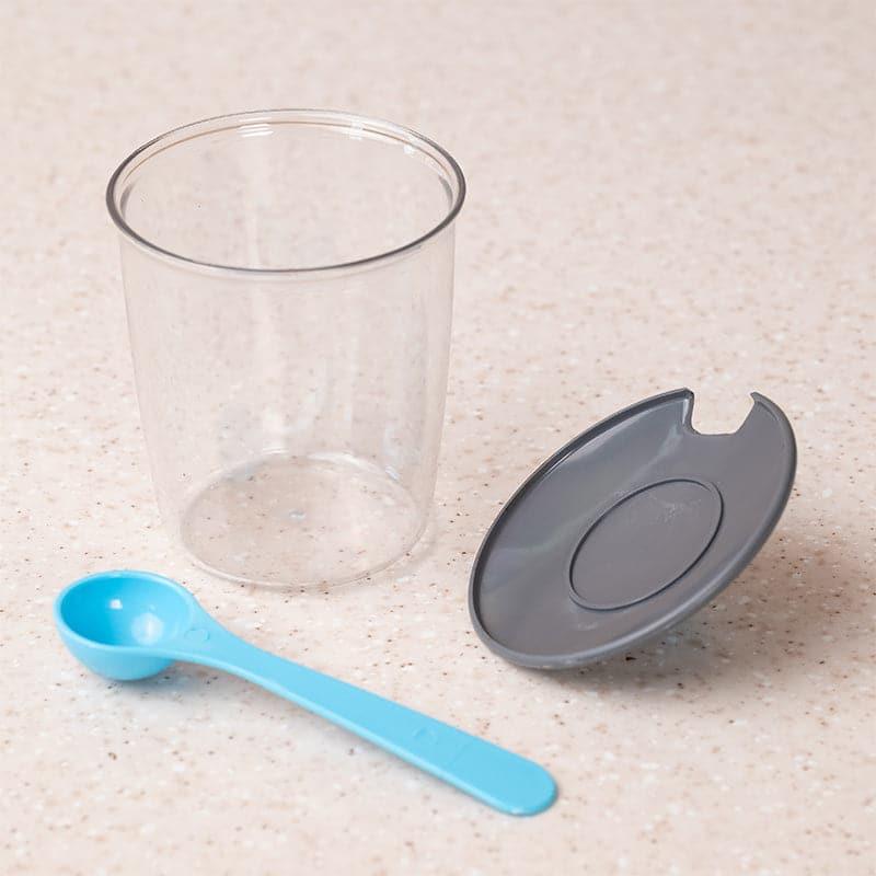 Jini Blue Masala Jar With Spoon (300 ML Each) - Set Of Seven media 4