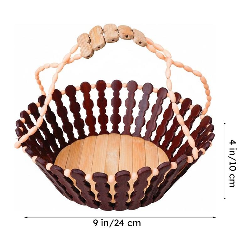 Berry & Bark Wood Fruit Basket media 8