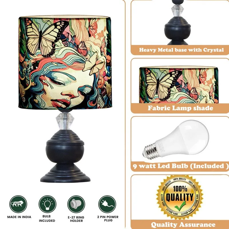 Winged Lady Metal Table Lamp media 5