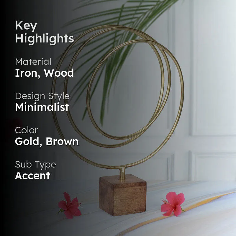 Fitta Gold Loop Showpiece media 2