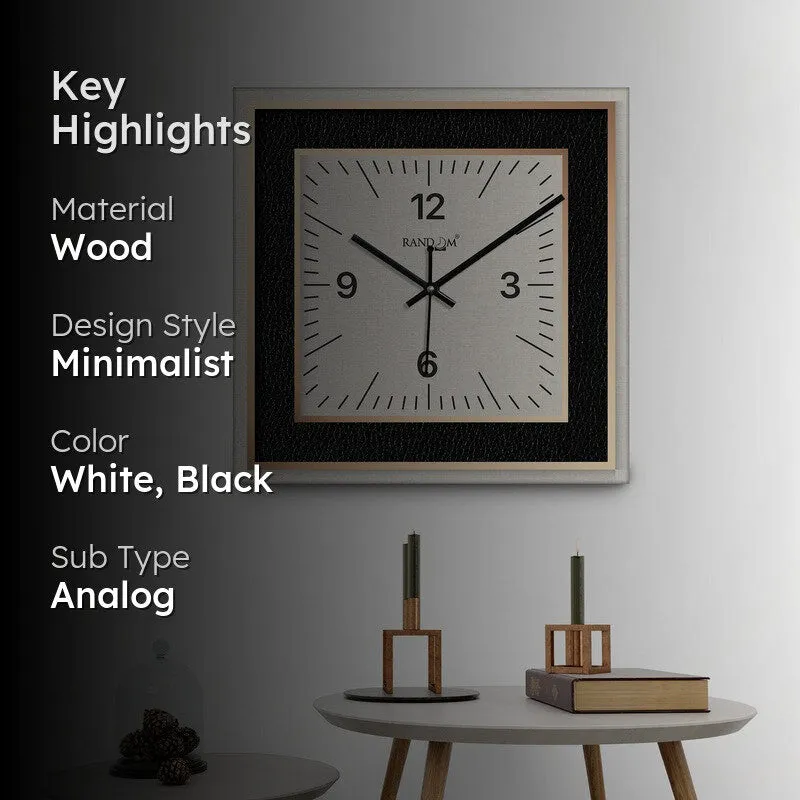 Nexor Analog Wall Clock - White,Black media 2
