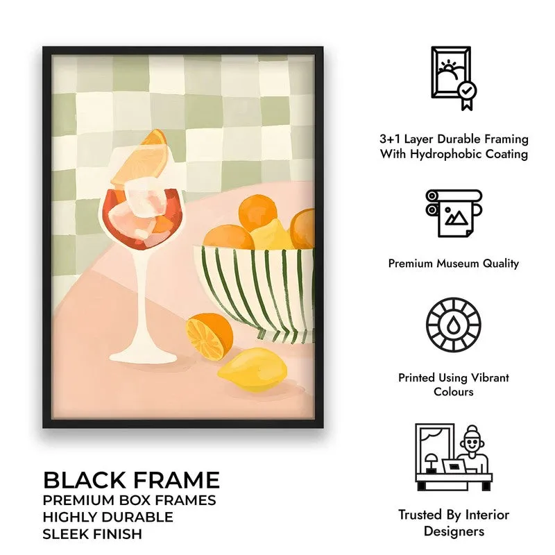 GeometricSip Archival Canvas Wall Art - Black media 10
