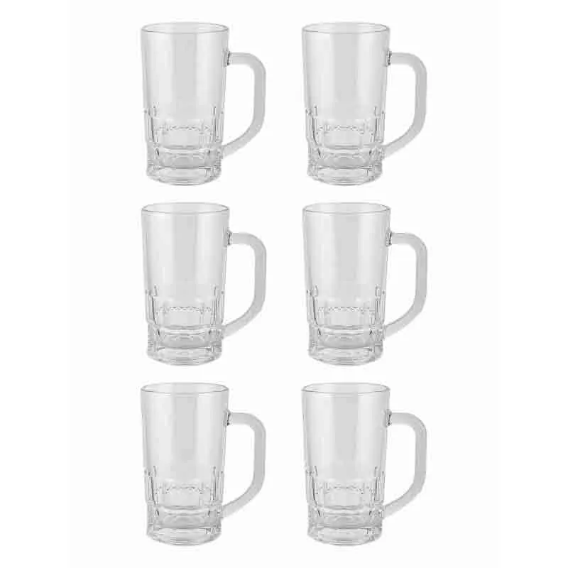 Berto Beer Mug (350 ml ) - Set of Six media 3