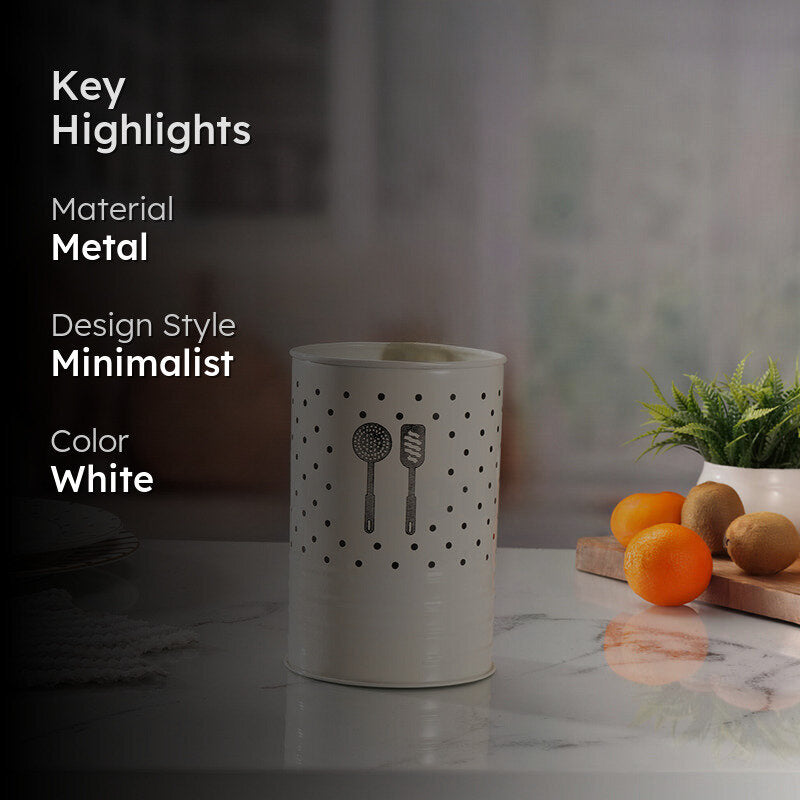 Stack Spot Cutlery Stand - White image 2