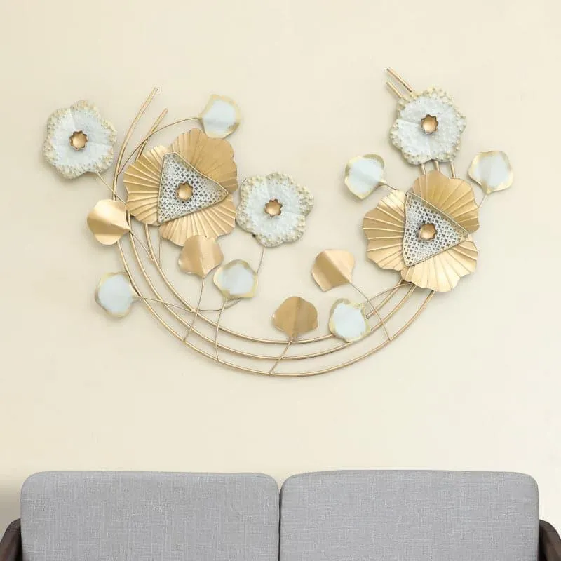 Tula Floral Metal Wall Accent media 1