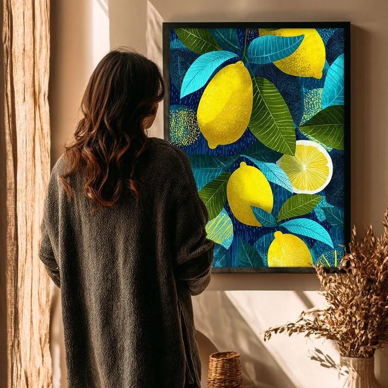 Fresh Picked Canvas Wall Painting - Black Frame media 4