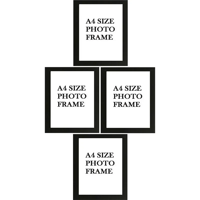 Rêve Photo Frame (Black) - Set Of Four media 6