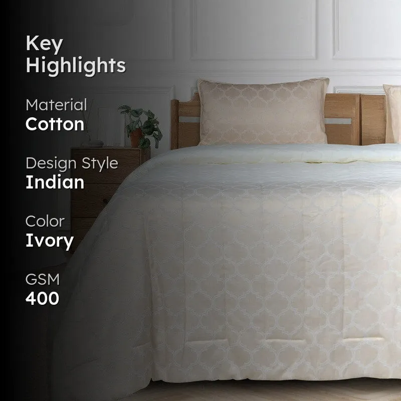Ivory Noor Reversible Comforter media 2