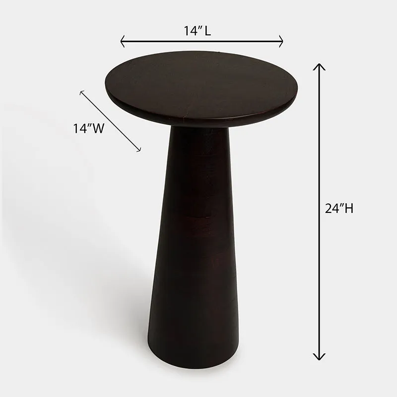 Attilio Acacia Wood Side Table media 5