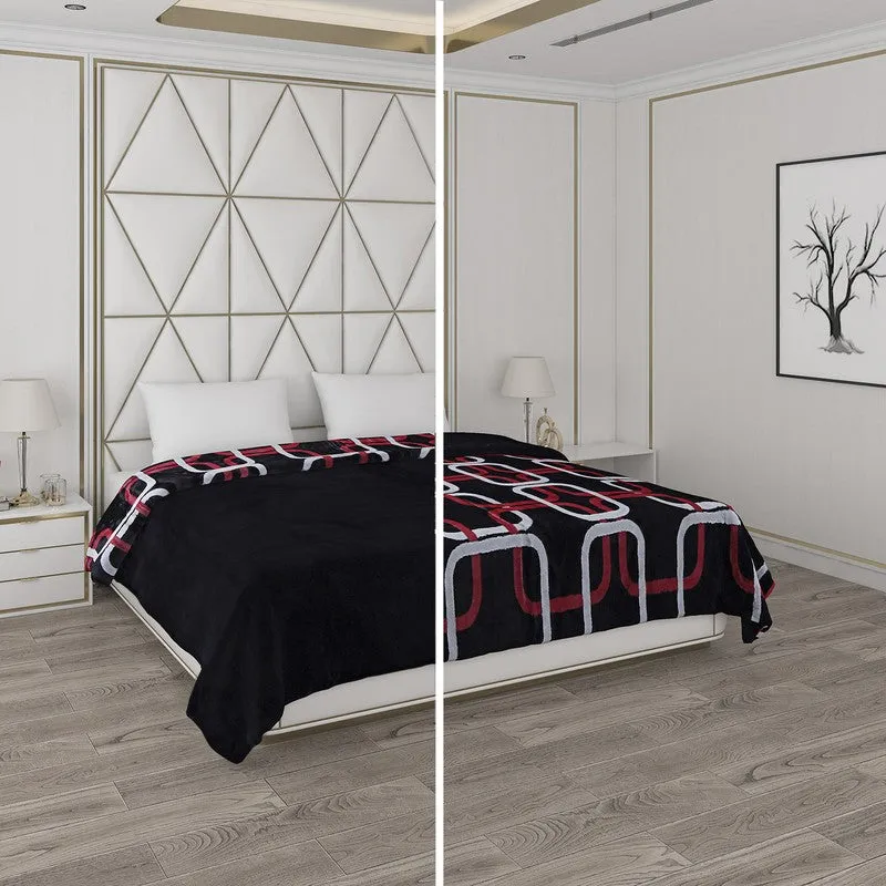 Monte Carlo Block Mosaic Reversible Blanket - 850 GSM media 3