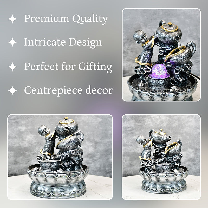 Tea Service Tabletop Fountain media 3