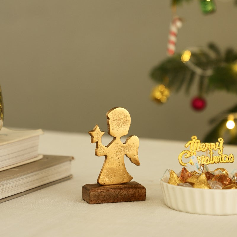 Seraphic Aluminum Grace Angel Showpiece