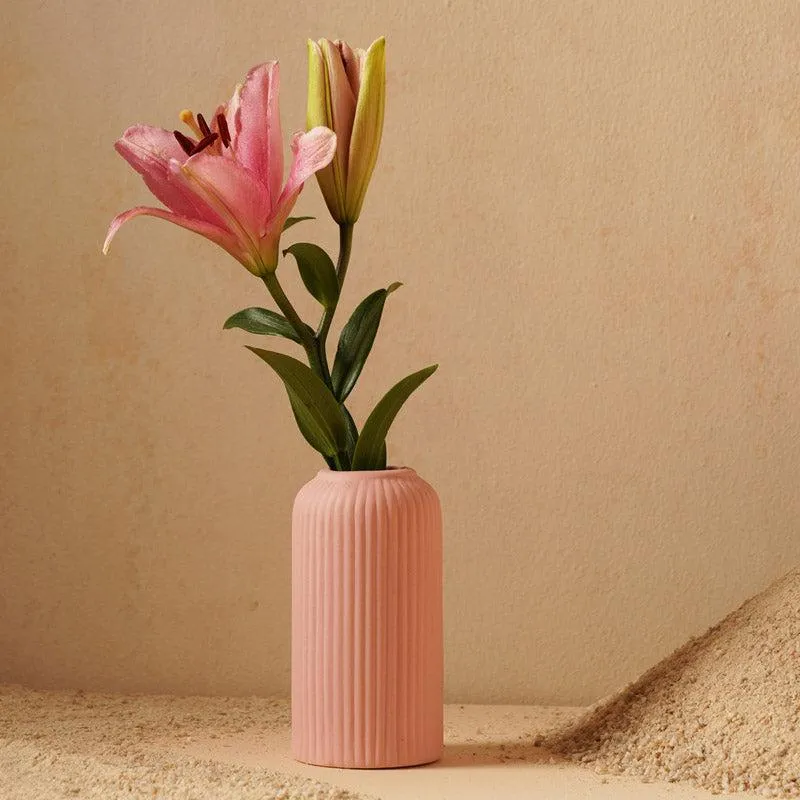 Abdiya Ceramic Vase - Pink media 3