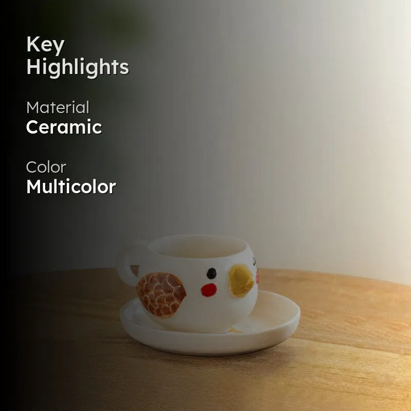 Pooky Bird Cup & Saucer - 250 ML media 2