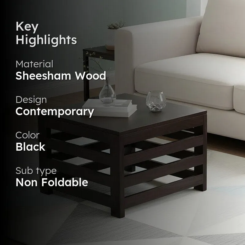 Pervon Sheesham Wooden Center Table media 2