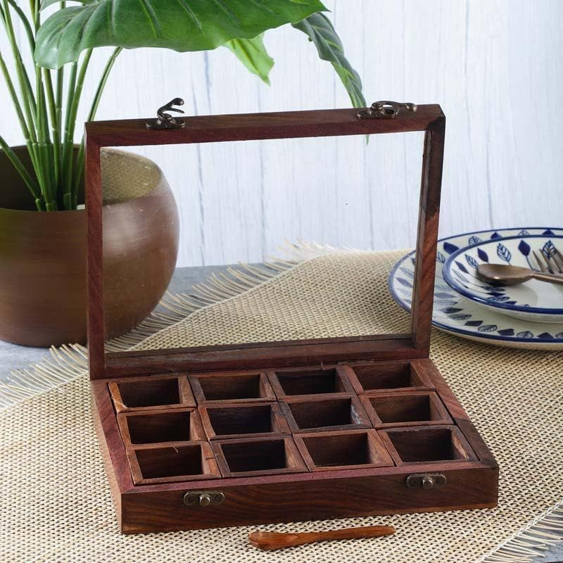 Timeless Wooden Spice Box media 4