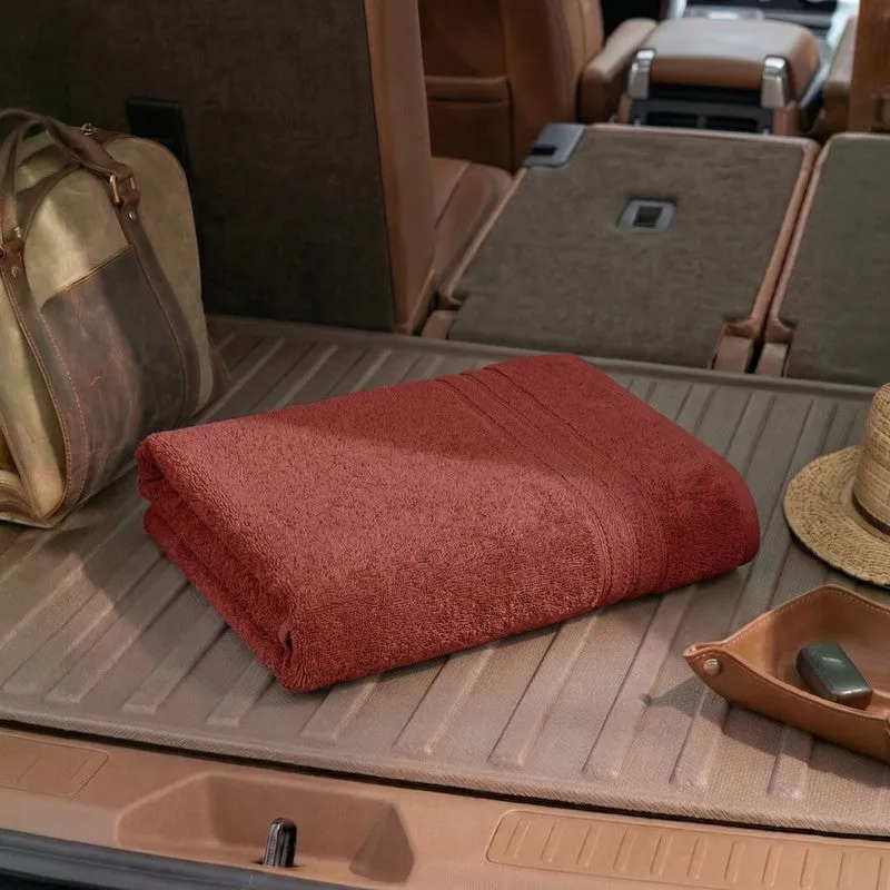 Monte Carlo Clean Wrap I Pure Cotton Bath Towel - Maroon media 3
