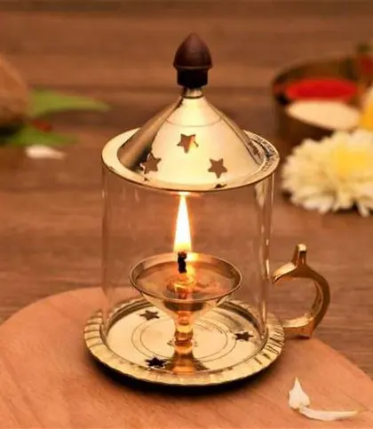 Glass · Brass