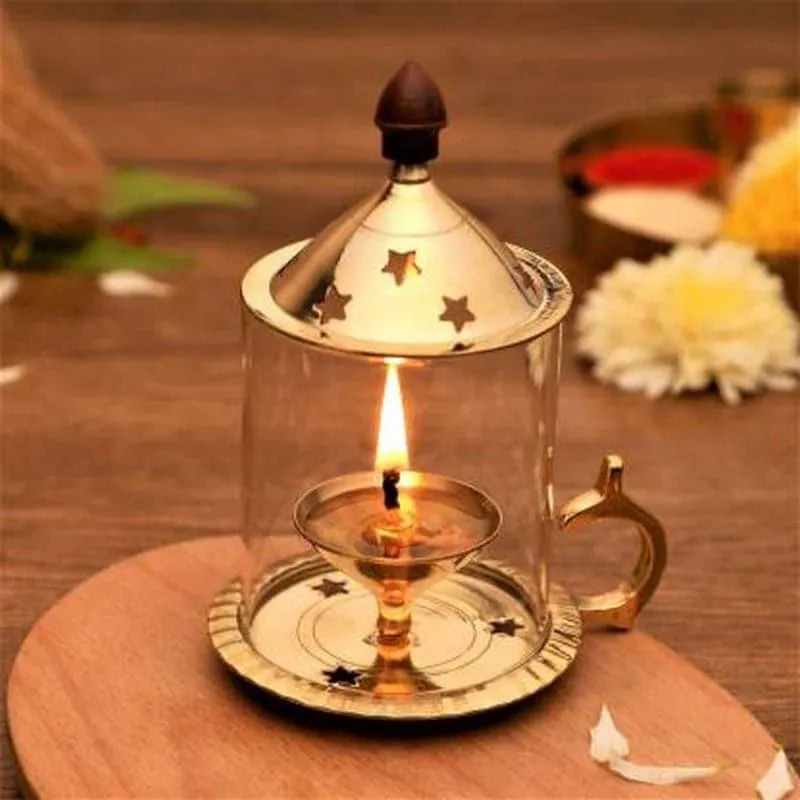 Dalaja Brass Diya - Large media 1