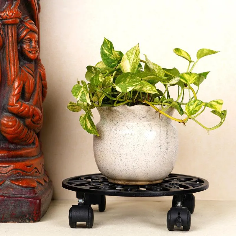 Mandala Glow Planter Stand media 1