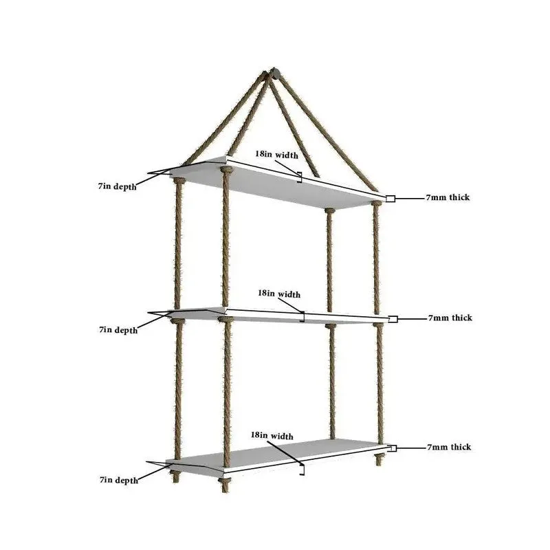 Tri Tone (MDF,Wood) Shelves media 6