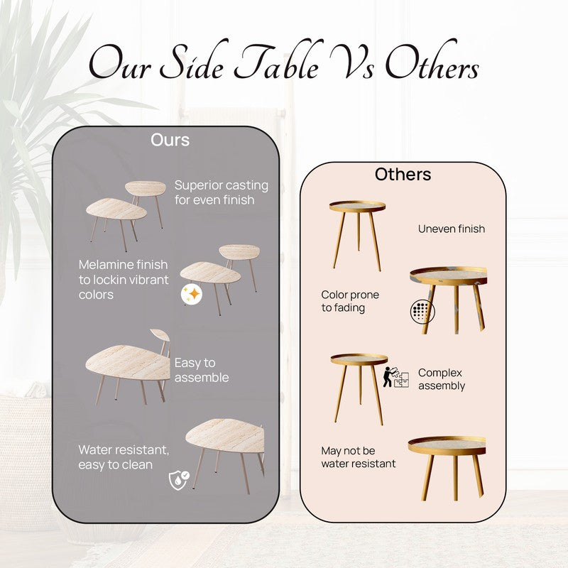 Balance Center Table (Ivory) - Set Of Two media 6