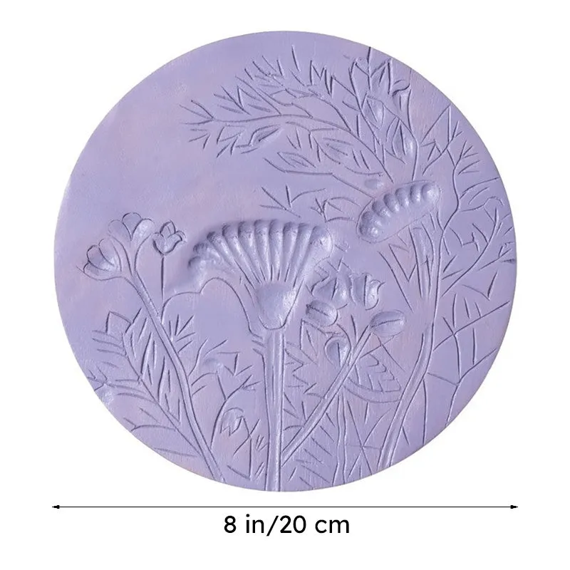 Mauve Garden Wooden Wall Plate media 6